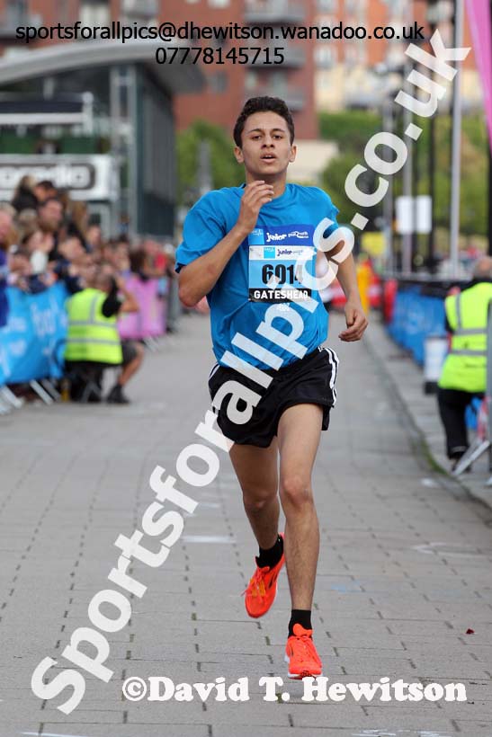 Boys BUPA Junior Great North Run. Photo: David T. Hewitson/Sports for All Pics